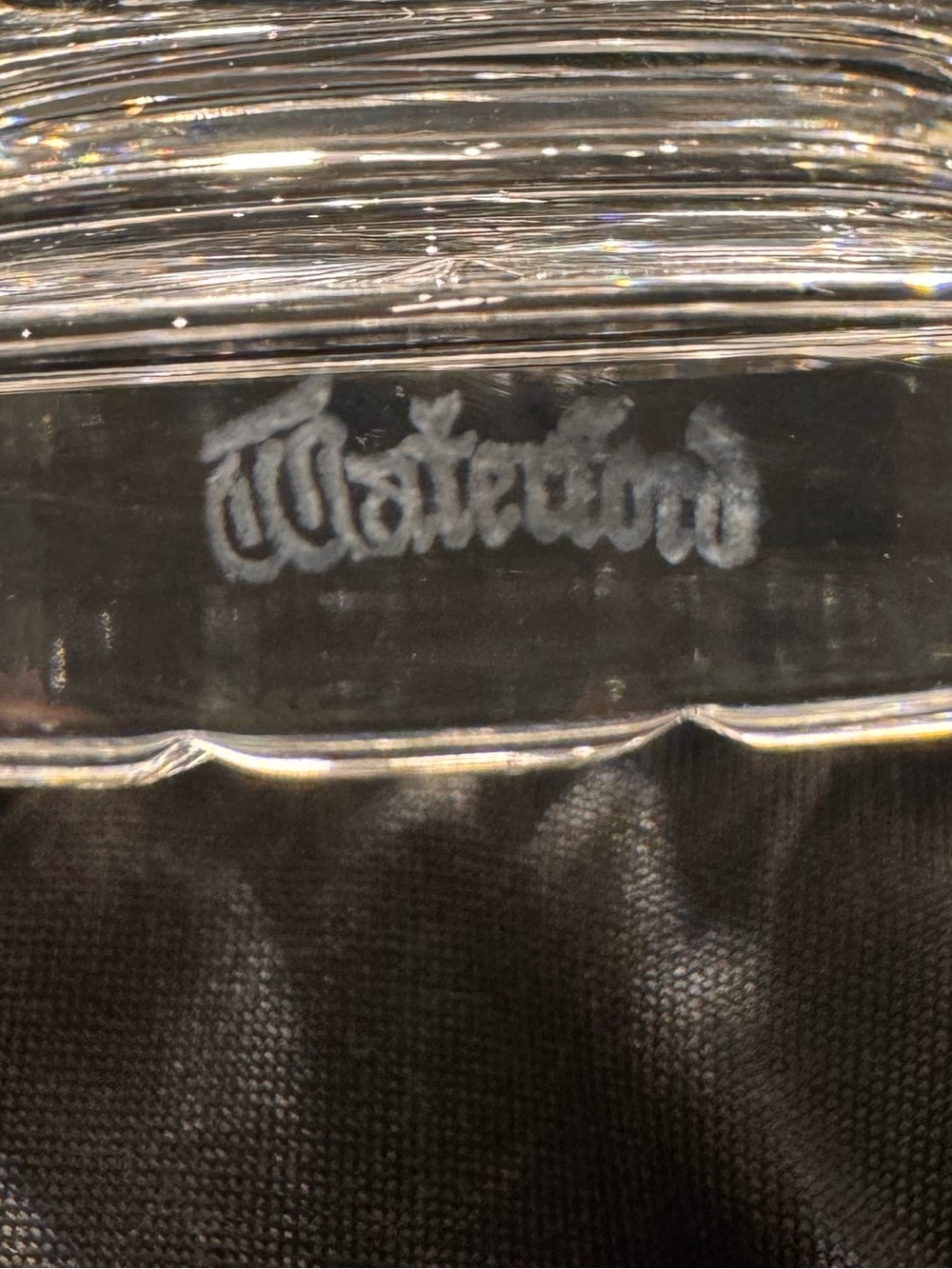 Rare Signed Waterford Crystal 8” Footed Bowl – Master Cutter Jim O’Leary, 1995 - Picture 3 of 8